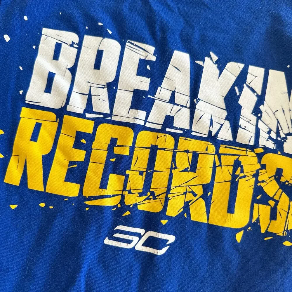 Nike Steph Curry breaking records tee